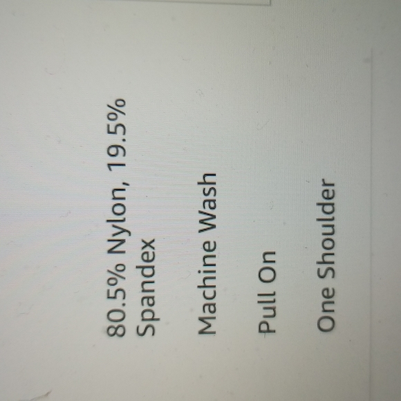 NWT ONE SHOULDER RUCHED ATHLETIC SWIM SURFING  VOLLEYBALL YOGA EXERCISE DANCE - Picture 7 of 10